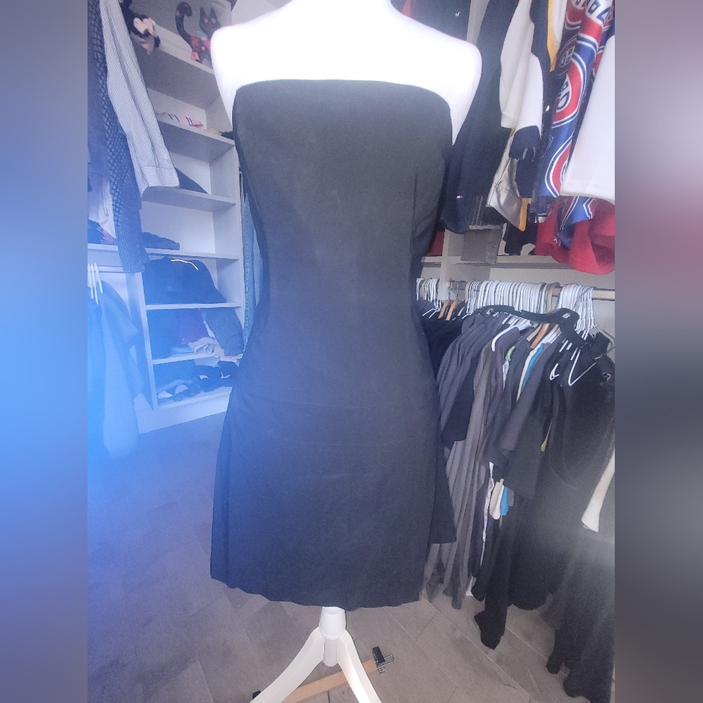 Nwot Le Chateau Classic Black Strapless Dress